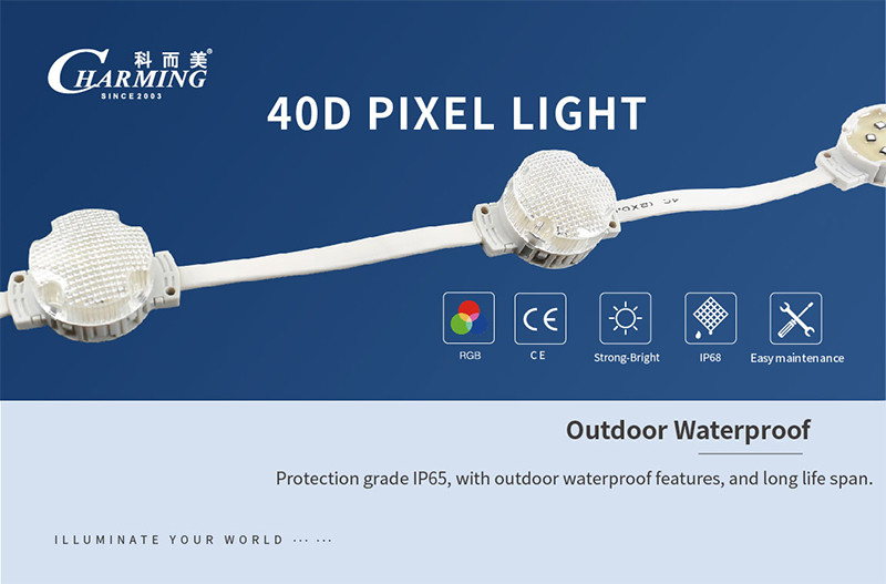 Waterproof IP68 LED Pixel Lights Outdoor 1.5W Wear Resistant