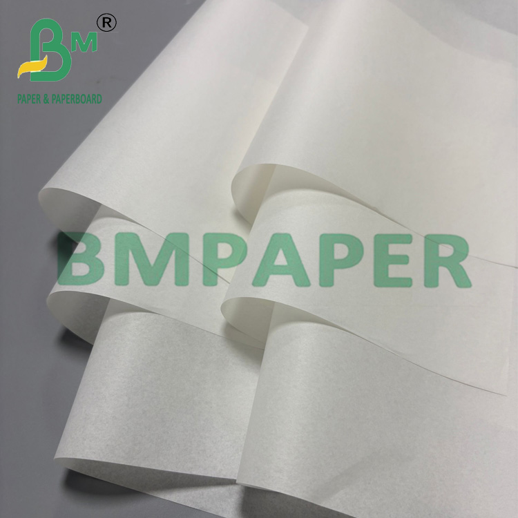 38gsm White Greaseproof Paper Food Grade High temperature resistance 80 * 110cm
