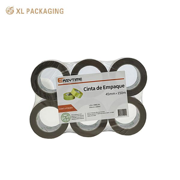 Custom Printed Shipping Box OPP Tape Self Adhesive Transparent Invisible Duct