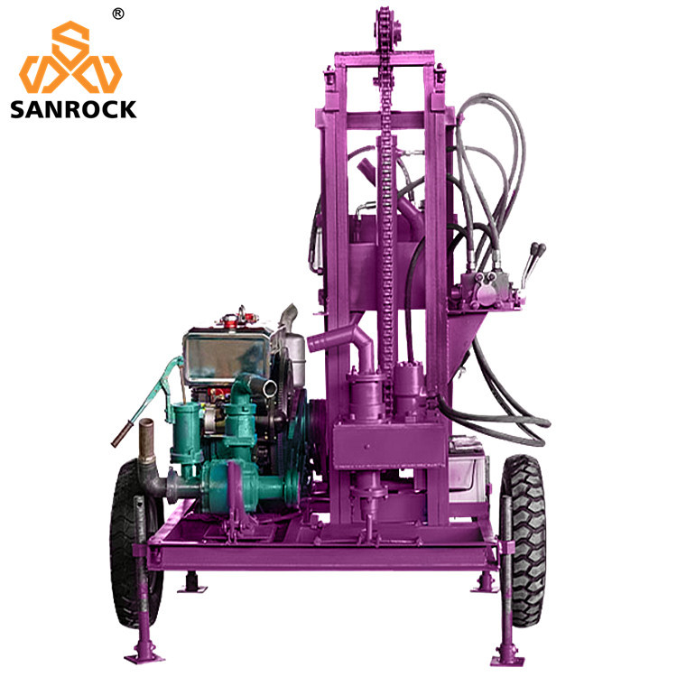 Rotary Water Drilling Rigs Portable Hydraulic Borehole Water Well Drilling Equipment