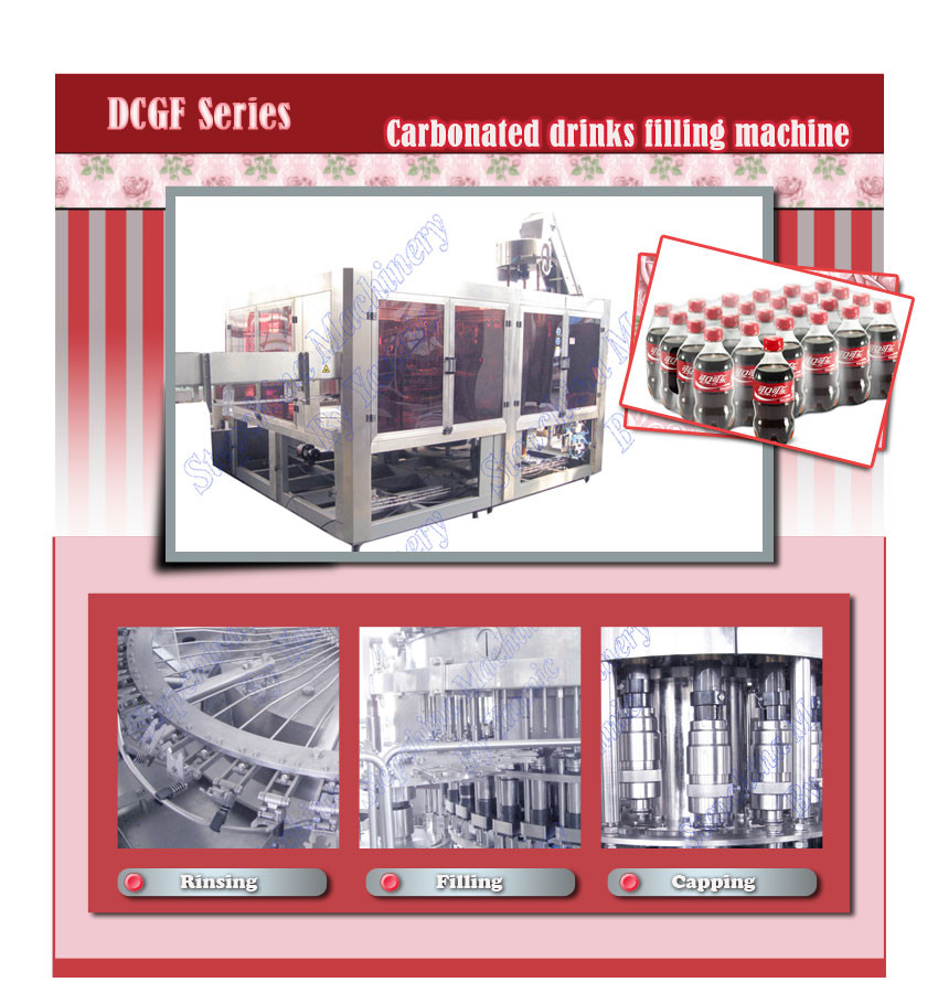 High Efficiency Bottled Carbonated Drinks Filling Machine 3000 Kg Weight