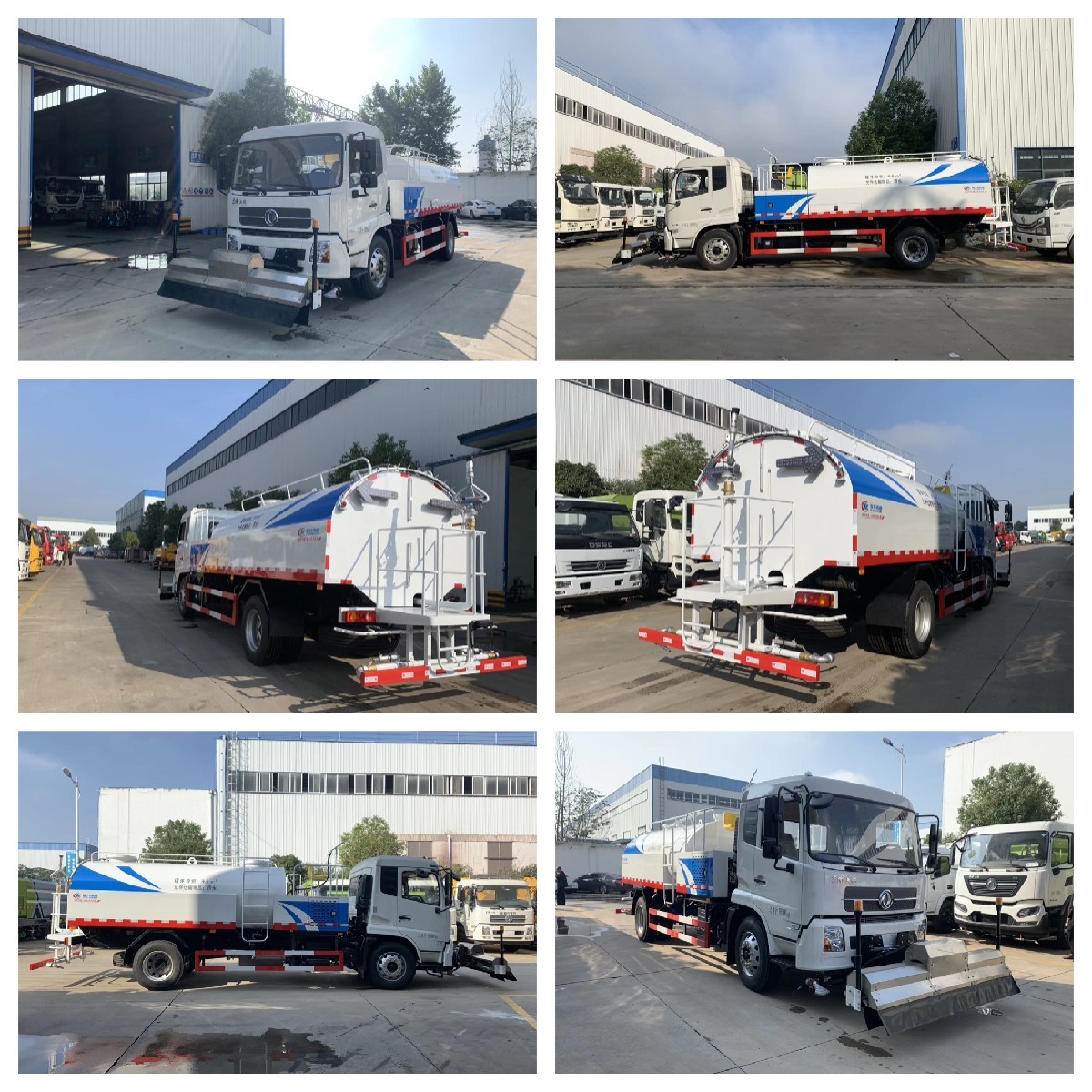 Diesel Power Street Washer Truck With High Pressure Cleaning Technology