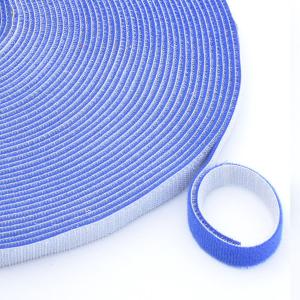 gripping hook & loop cable ties in black , Silk printing