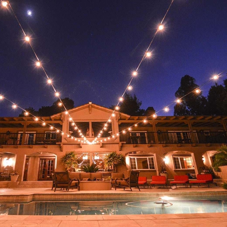 Outdoor 30FT String Light Colourful Change Waterproof With Dimmable Function