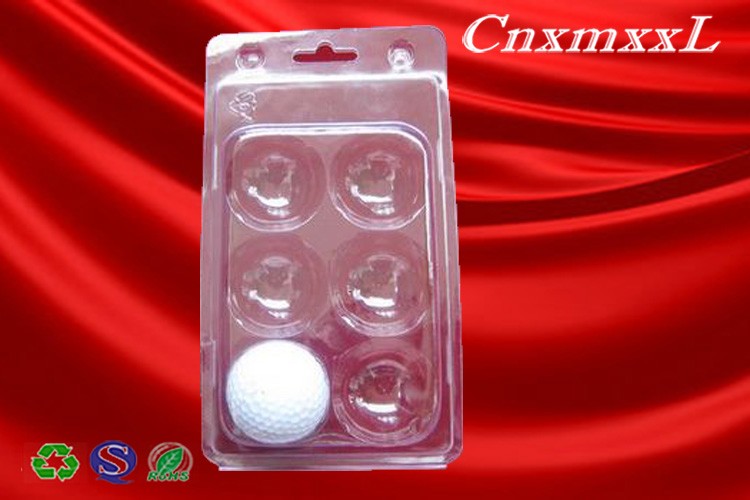 12 pcs clear blister golf ball tray packaging with low price