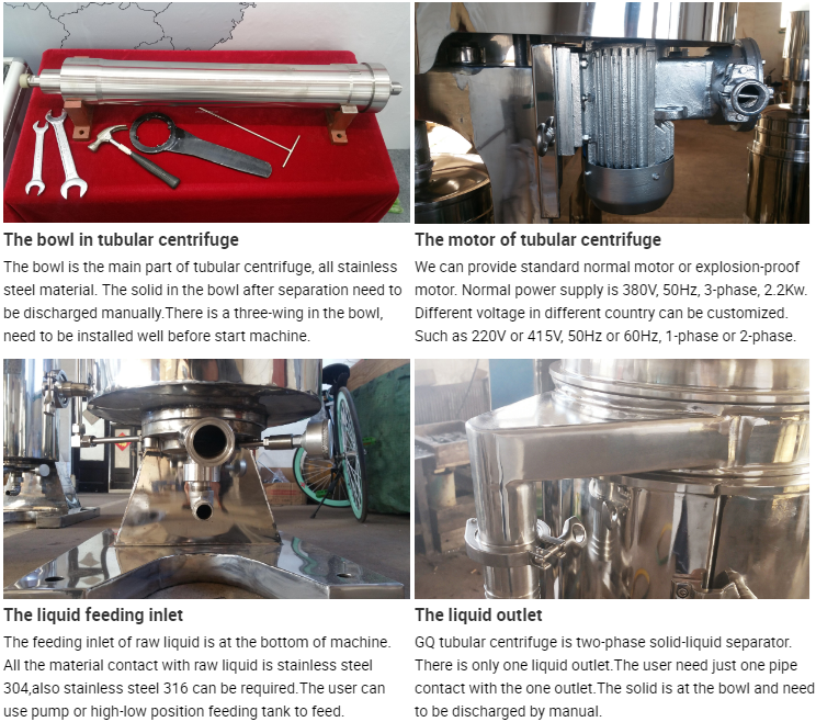 phase separator New design plant liquid extraction tubular with great price blood tube centrifuge