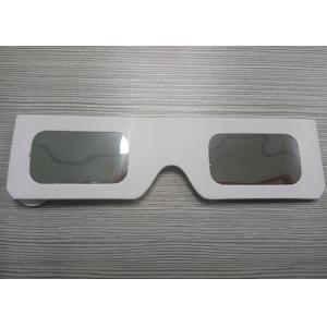  Customize Cardboard Solar Eclipse Eyewear / White Color eclipse viewing glasses Manufactures