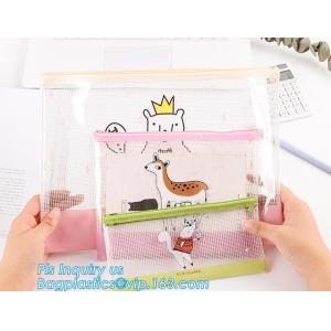 portable toilet vinyl non-toxic odorless clear transparent PVC slider zipper bag