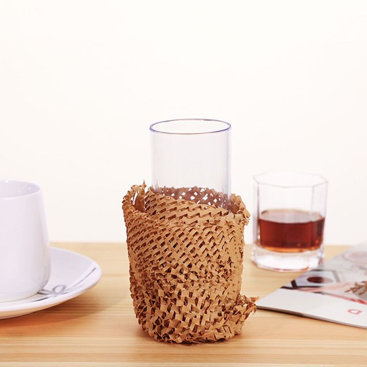 45CM*100M 100% Virgin Pulp Free Sample Honeycomb Paper Bubble Wrap Alternative