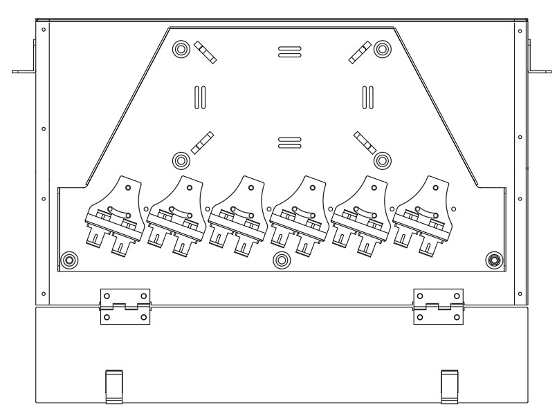 DA-ODU48-SC-D 2U ODF Unit Distribution Type