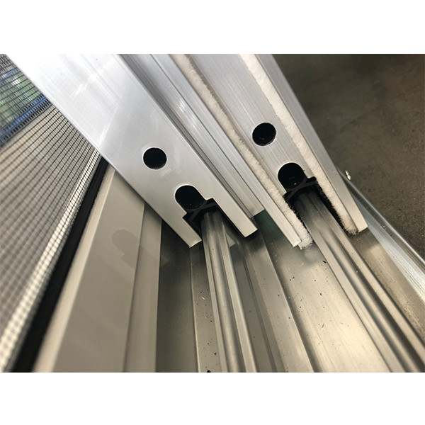 White Sash Aluminum Sliding Window And Door Single Lightweight