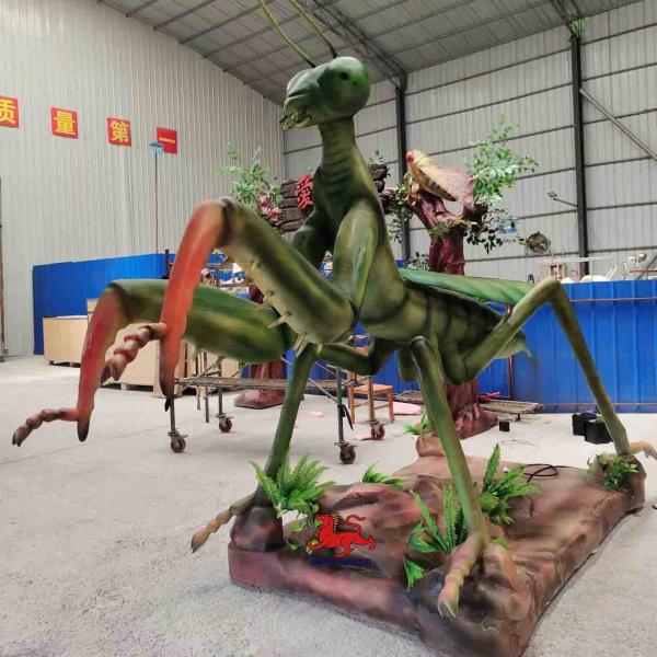 Quality Musement Realistic Animatronic Animals Mantis Model Children Age for sale