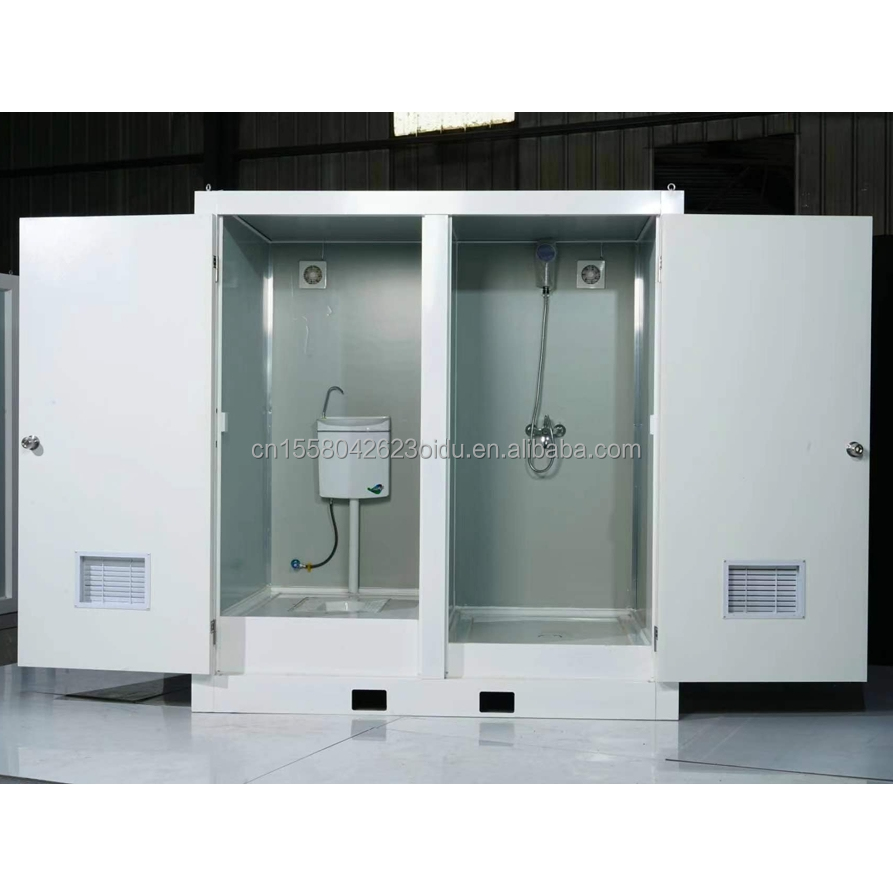 Modern Design Style Customized Color Wooden Prefabricated Container House Steel Sandwich Panel Hotel Toilets for Outdoor