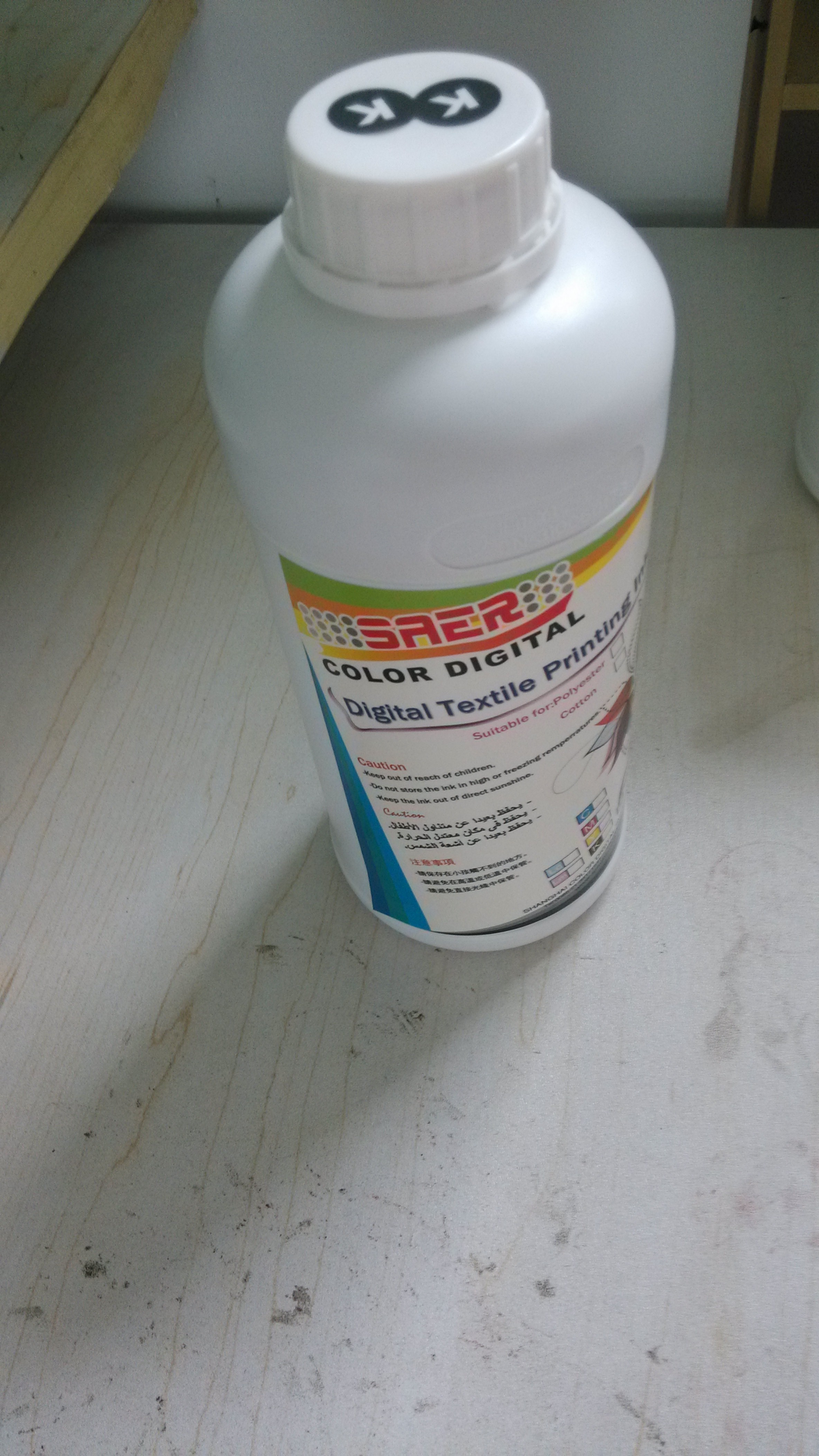 Cmyk 1l Per Bottel Sublimation Printing Ink For Paper , A Little Fumes