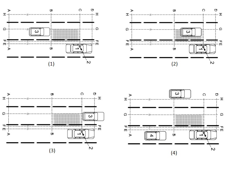 Blind spot detection area