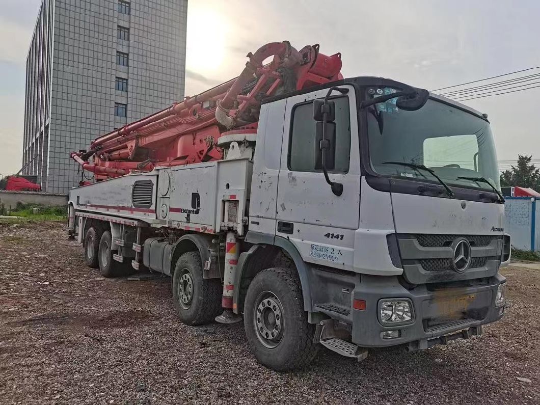2012 Putzmeister Concrete Boom Pump 56m Truck Mounted Pump Mercedes Benz Machine Equipment