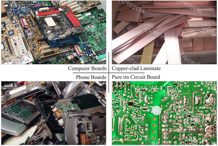 Scrap Electronic Waste PCB Recycling Machine / E-Waste Treatment Plant