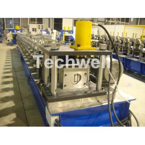 PLC Frequency Control Solar Strut Profile Roll Forming Machine With 24 Roller