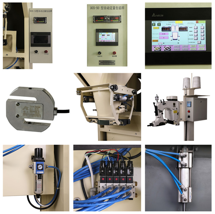 3000*1500*2800mm 10kg Granule Fertilizer Packing Machine