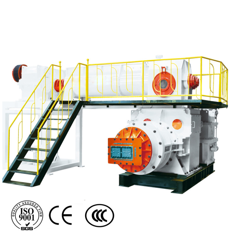 JKY55 High-Performance Double Stage Vacuum Extruder Clay Brick Making Machines for Industrial Use