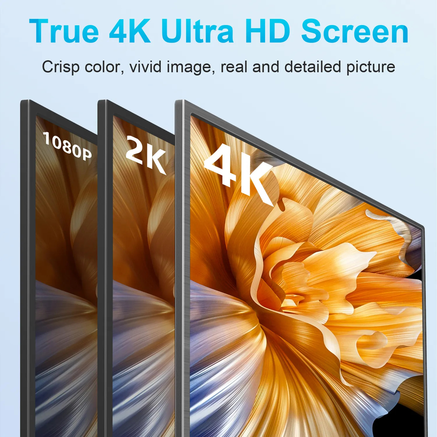 13.3 Inch LCD Small 3840*2160P Gaming 4k Portable Monitor Screen For Phone