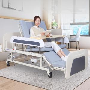 China Adjustable Multifunctional Manual Hospital Bed With Rails on sale