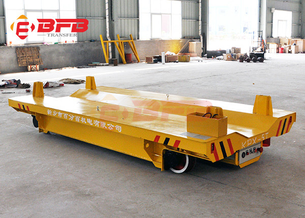 75 Ton Capacity Rail Electric Coils Trolley For Foundry Industry Transport