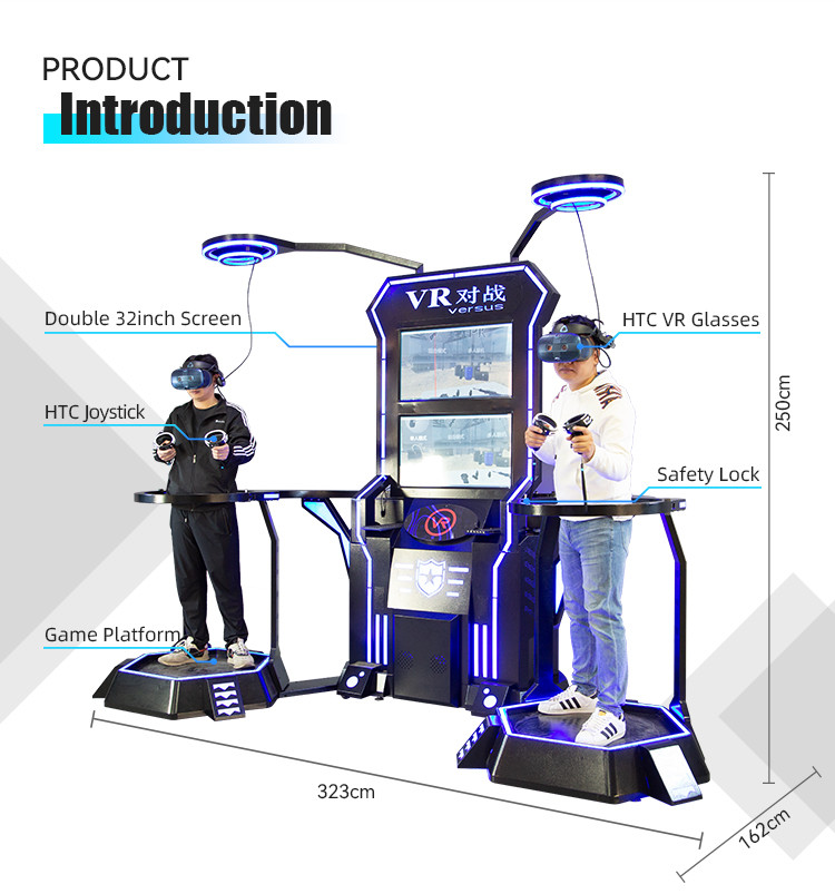 Vr Battle Platform Full Motion Flight Game Simulator HTC Cosmos Glass 2 Players