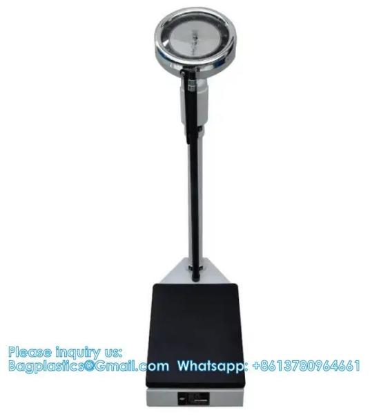 Factory Price Human Body Weighing Scale Mechanical Type 160kg Height And Weight