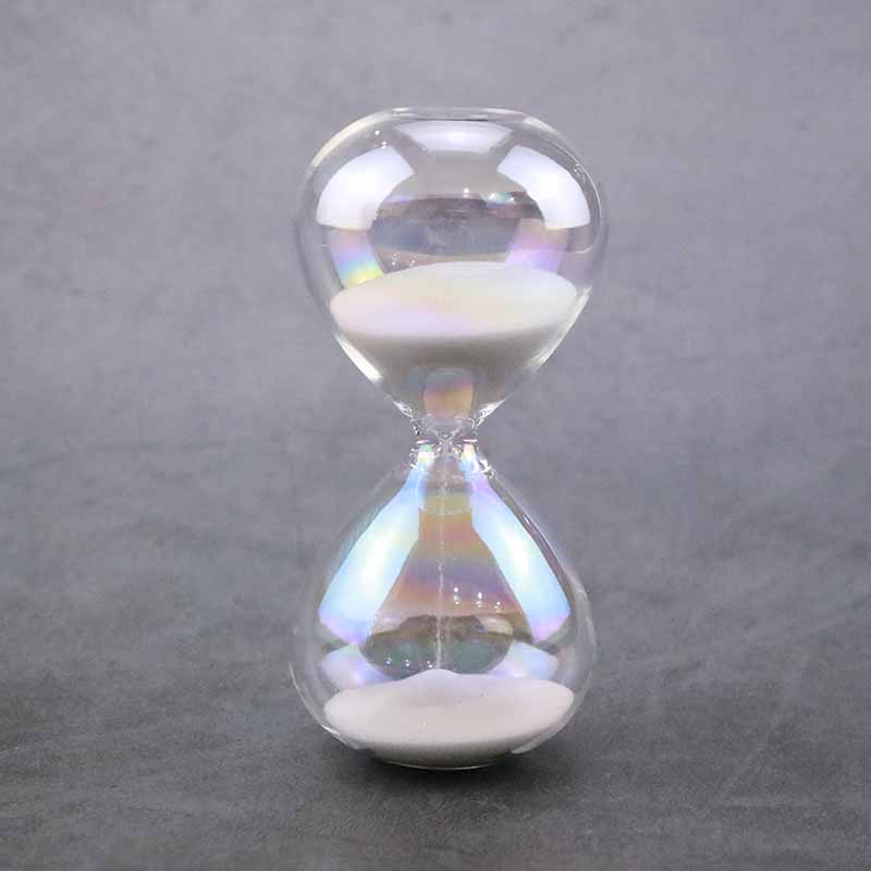 OEM ODM Glass Hourglass Sandtimer 5/10/15 Minutes Contemporary Style