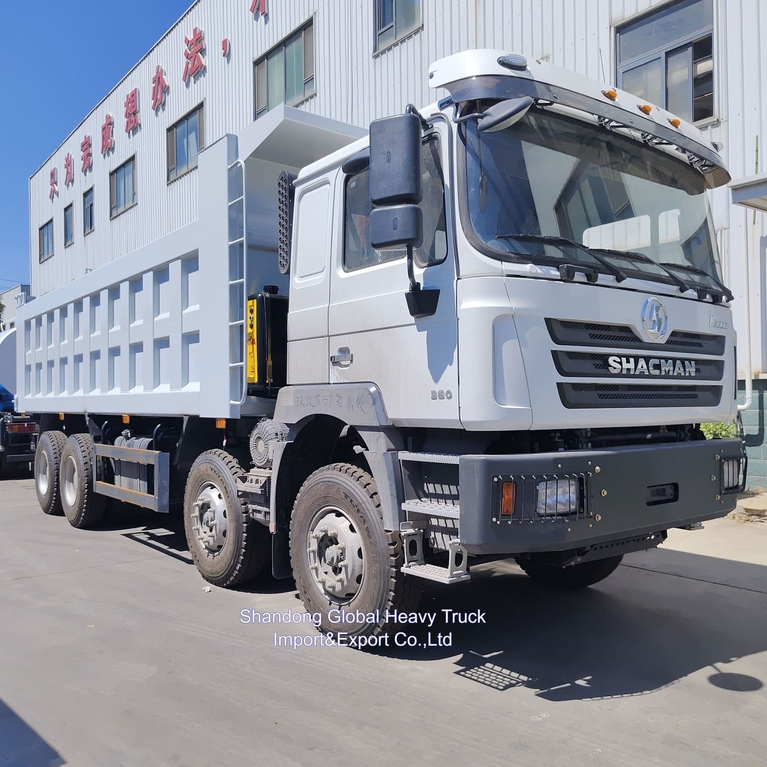 Shacman 30m3 Largo Box 8X4 12 Wheeler Heavy Duty Dump Truck 400HP Diesel Engine New Condition Tipper Truck