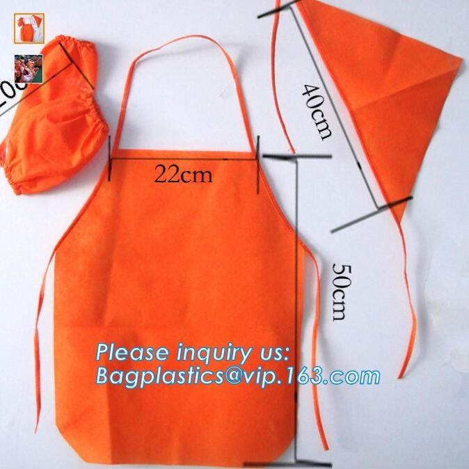 fabric apron, texitile apron, woven apron, children apron, non woven cap, noon woven aprons, aprons supplies, bakery apr