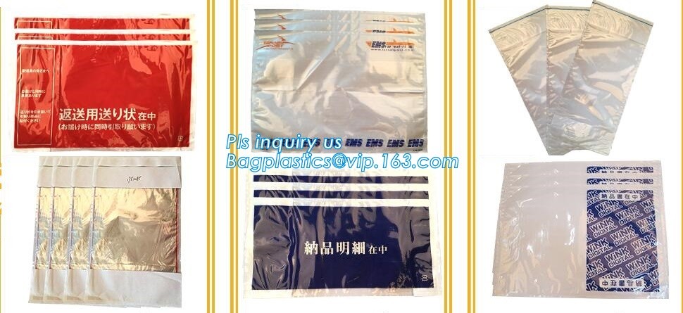 PP film 178*140mm invoice enclosed packing list envelopes, DHL Shipping pockets for waybill, A4 size plastic packing lis