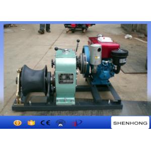 China Small 5 Ton Reversing Cable Pulling Tools Winch With Water Cooled Diesel Engine on sale