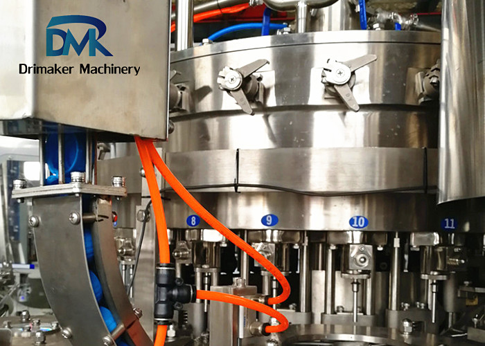 Isobaric Filling Automatic Soda Maker With Stainless Steel 0 - 5℃ Filling Temperature