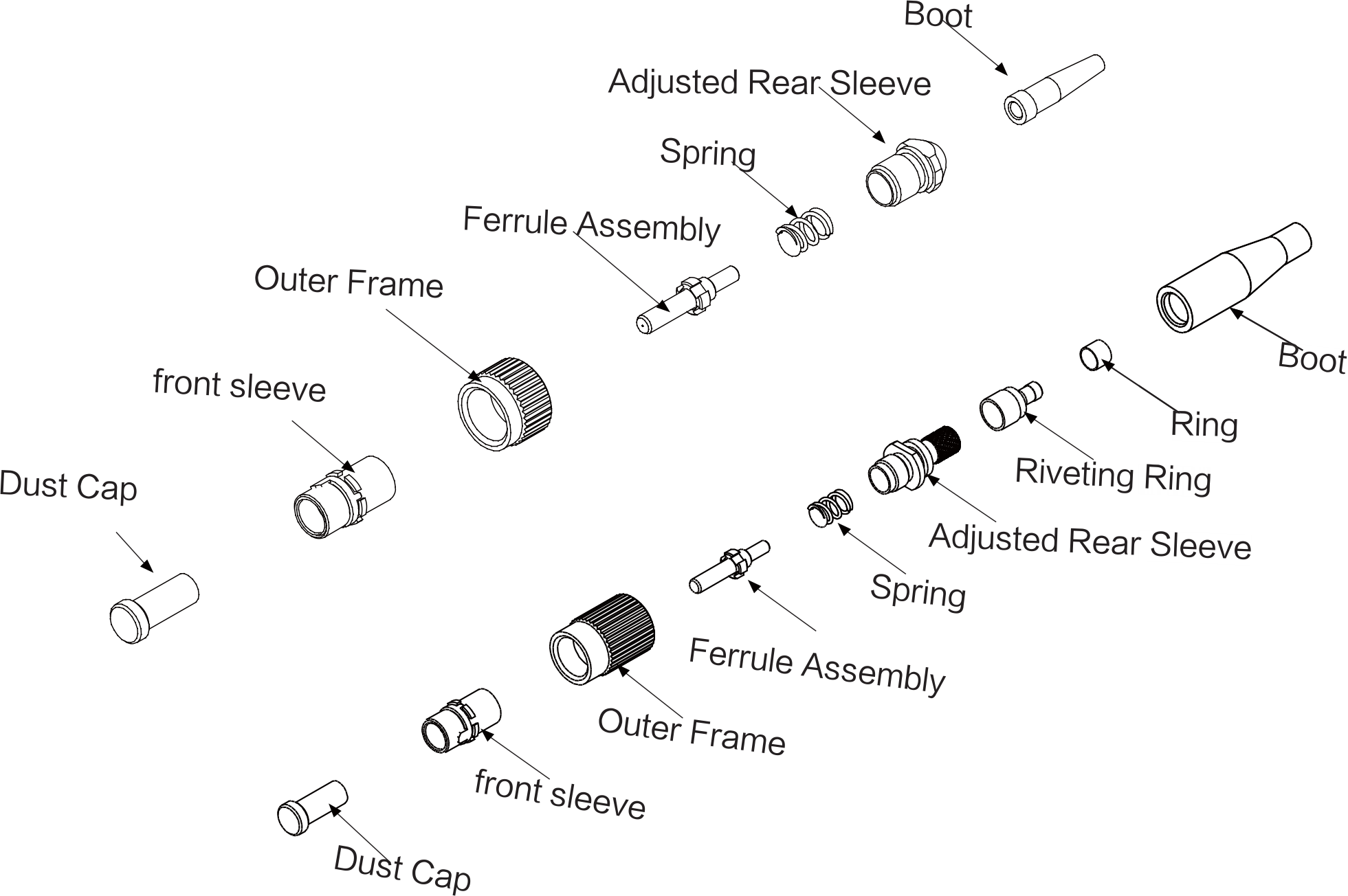 FC Connector structure