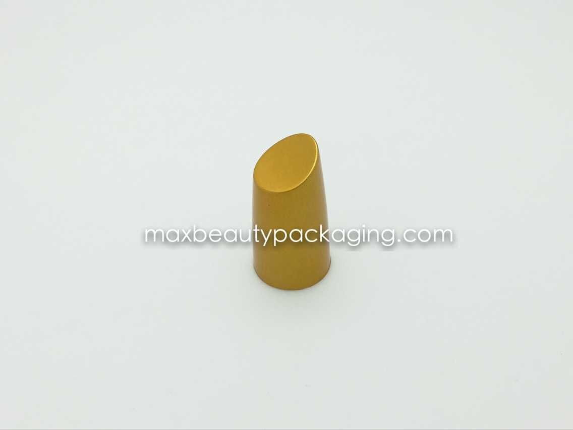 N2031 uv coating yellow color finish nail polish cap nail polish packaging plastic cap flat brush uv metallic colors