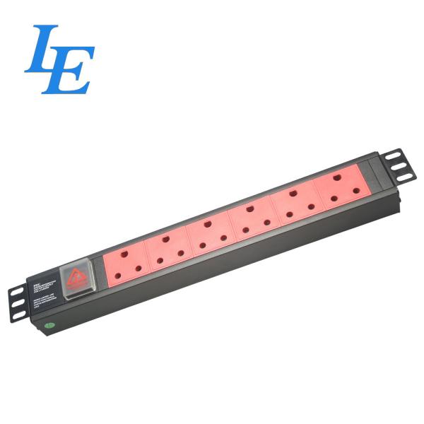 South Africa Type Server Power Distribution Unit 3 Phase With Switch ROHS