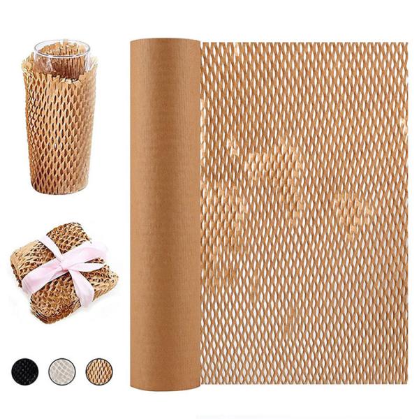 High Strength Moisture-proof Customizable in Multiple Colors Honeycomb Cushioning Paper Specially Designed for Red Wine Bottles