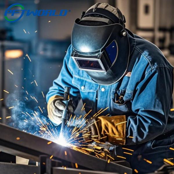 Certified Metal Welding Services with Protective Gear metal fabrication and
