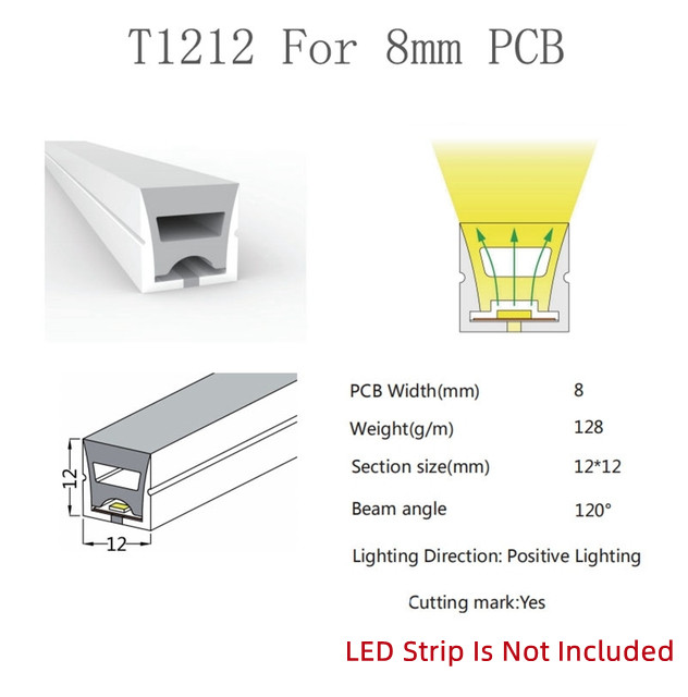 DC 12V Red LED Neon Flex with 50000 Working Lifetime and Hanging Mounting Installation