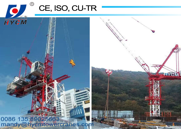 ISO CE Confirmed 12Ton D5030 Luffing Tower Crane for Construction Buildings
