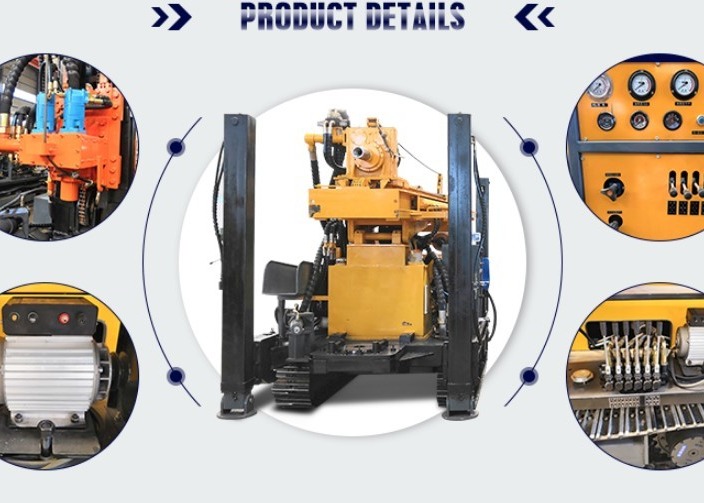 High Speed St 400 Mini Borehole Drilling Machine Customized Blue Color