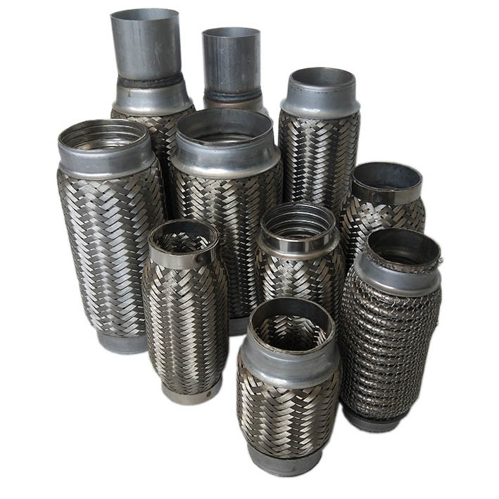 ISO Exhaust Flex Connector Automobile Spare Parts Muffler Exhaust Flexible Pipe