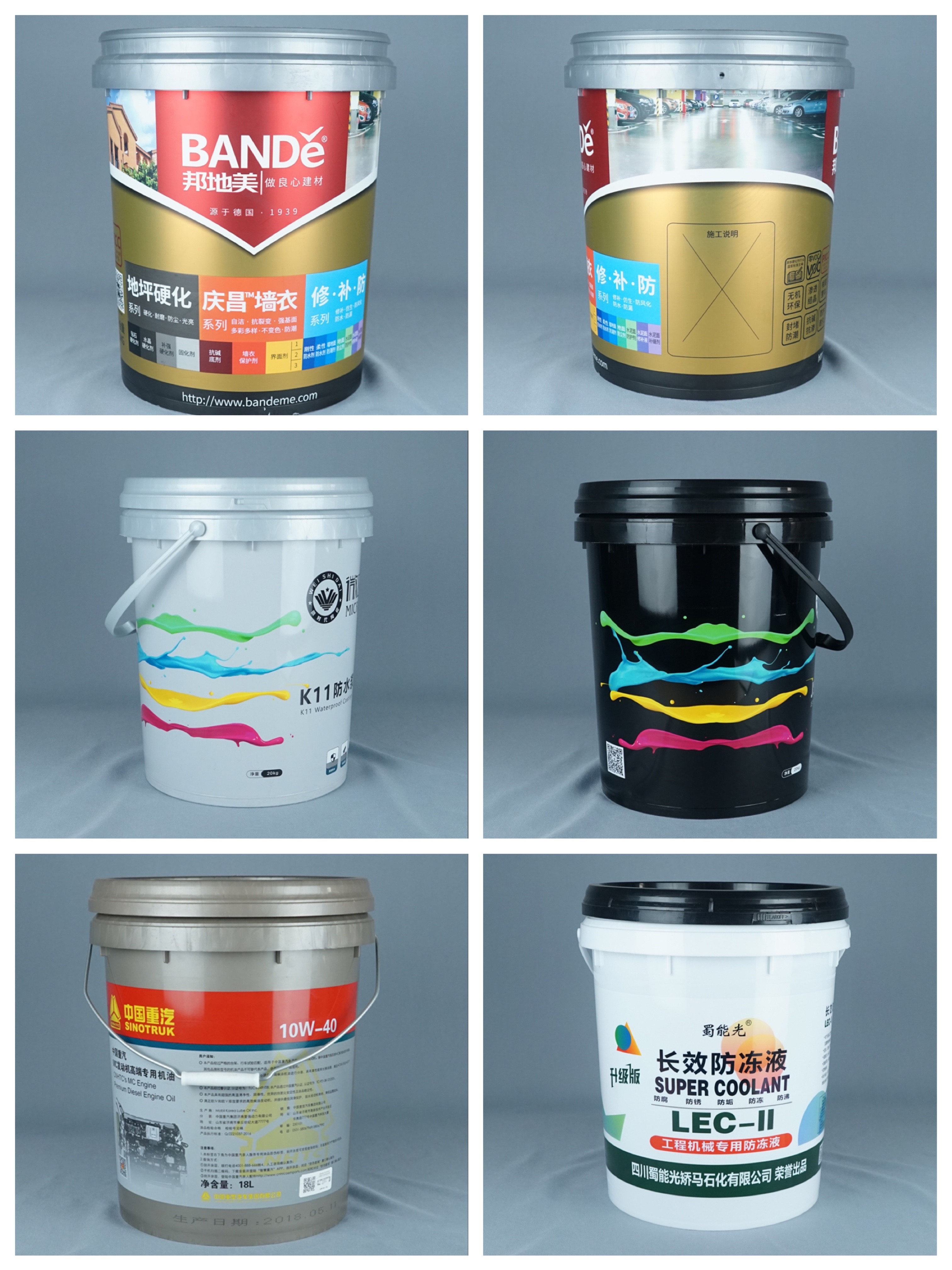 Plastic Food Grade Buckets With Snap On Lid For Storage And Transport