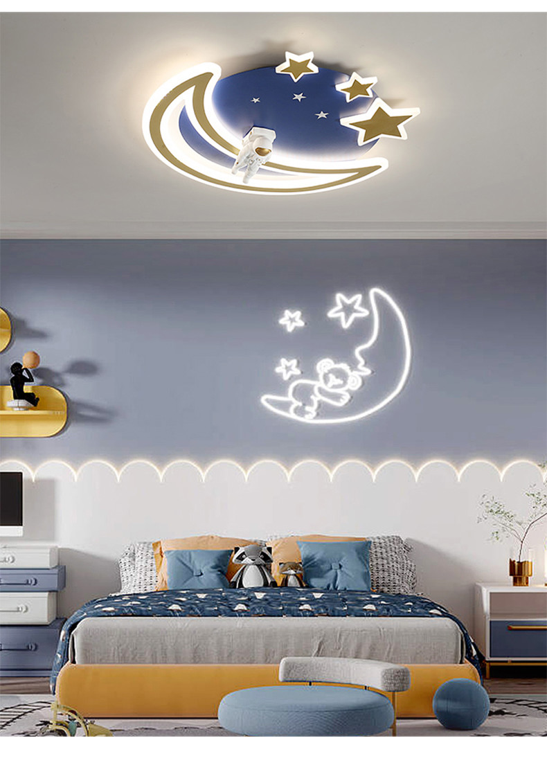 Modern Simple Ceiling Lights For Children's Room Boys Girls Designer astronaut Ceiling Light(WH-MA-293)