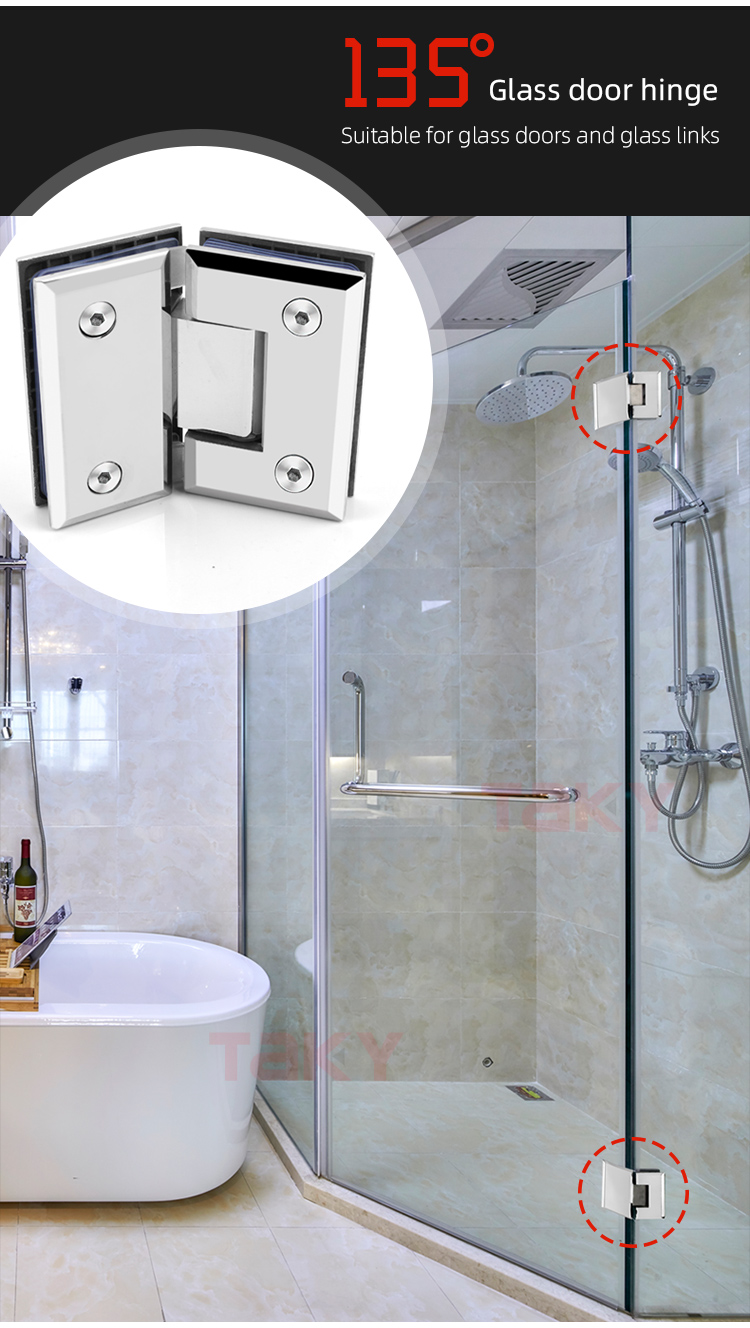 180 Degree Glass Pool Fence Hydraulic Hinge Stainless Steel Hinge for Shower Enclosure