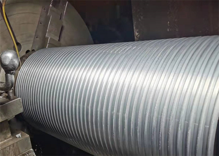 Carbon Steel Q335b Grooved Cable Drum Pair Of Lebus Sleeves