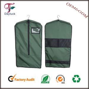  Green in color non woven garment bags/suit cover for mens Manufactures