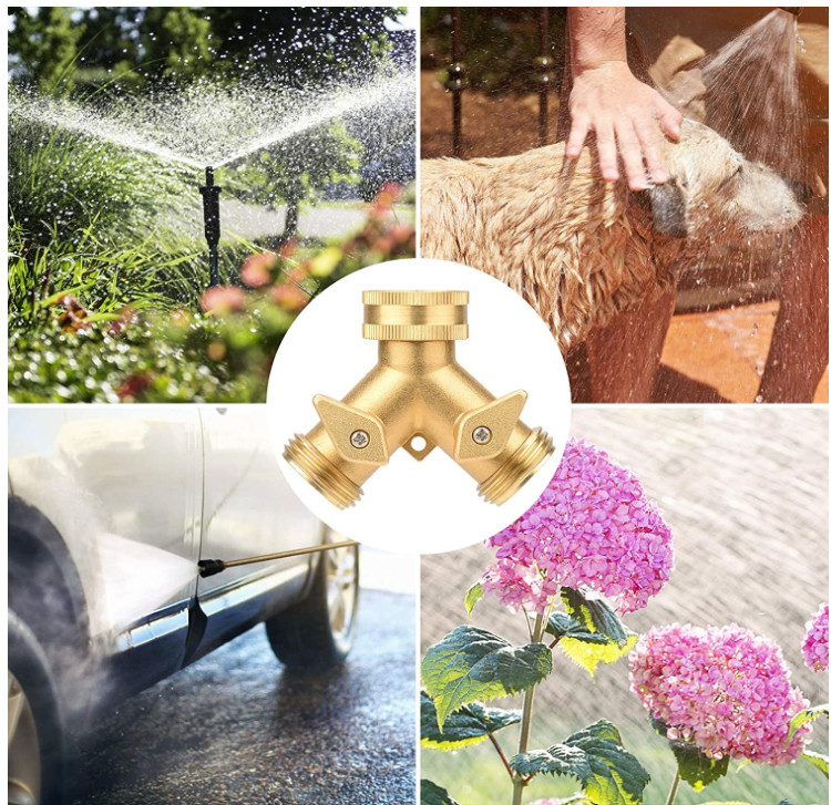 ANSI CNC Brass Y Valve For Lawn Irrigation Watering